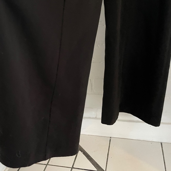 Oak + Fort Women's Jumpsuit Black Deep plunge V neck Pockets Wide leg S - Picture 3 of 12